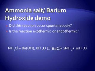 Ammonia salt - slide 1
