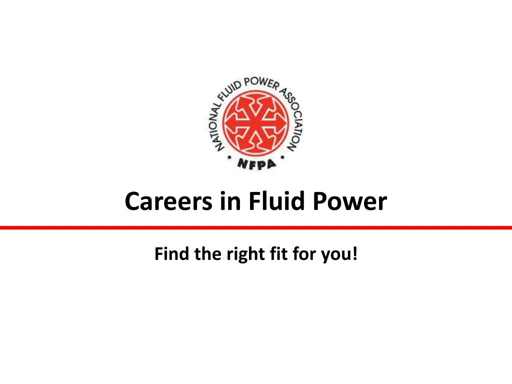 careers in fluid power find the right fit for you