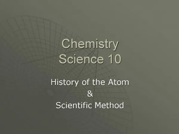 Chemistry Science 10
