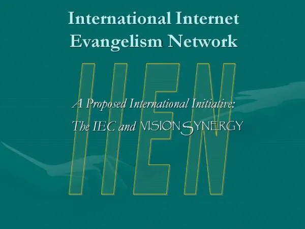 International Internet Evangelism Network