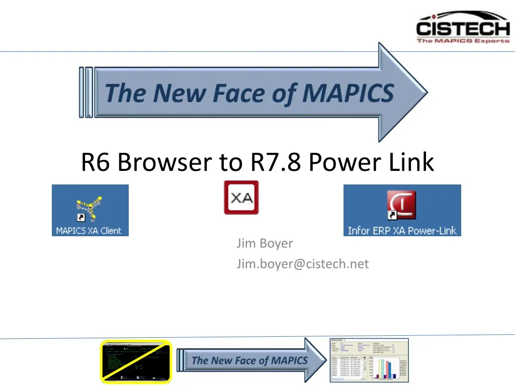 r6 browser to r7 8 power link
