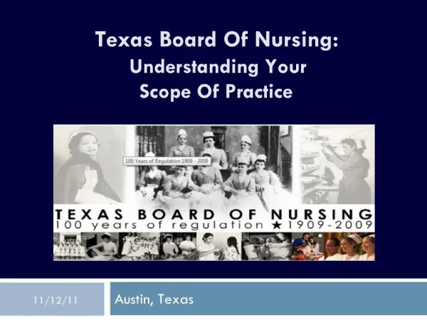 Texas Board Of Nursing: Understanding Your Scope Of Practice