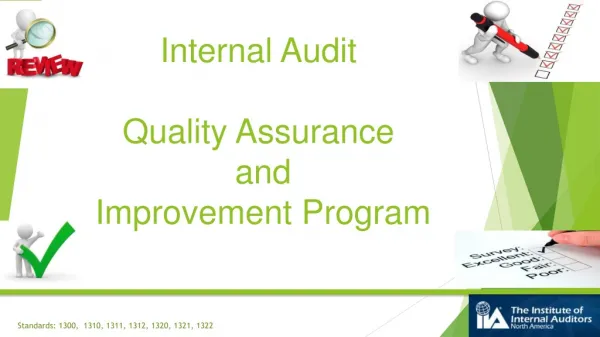 Internal Audit Quality Assurance and Improvement Program