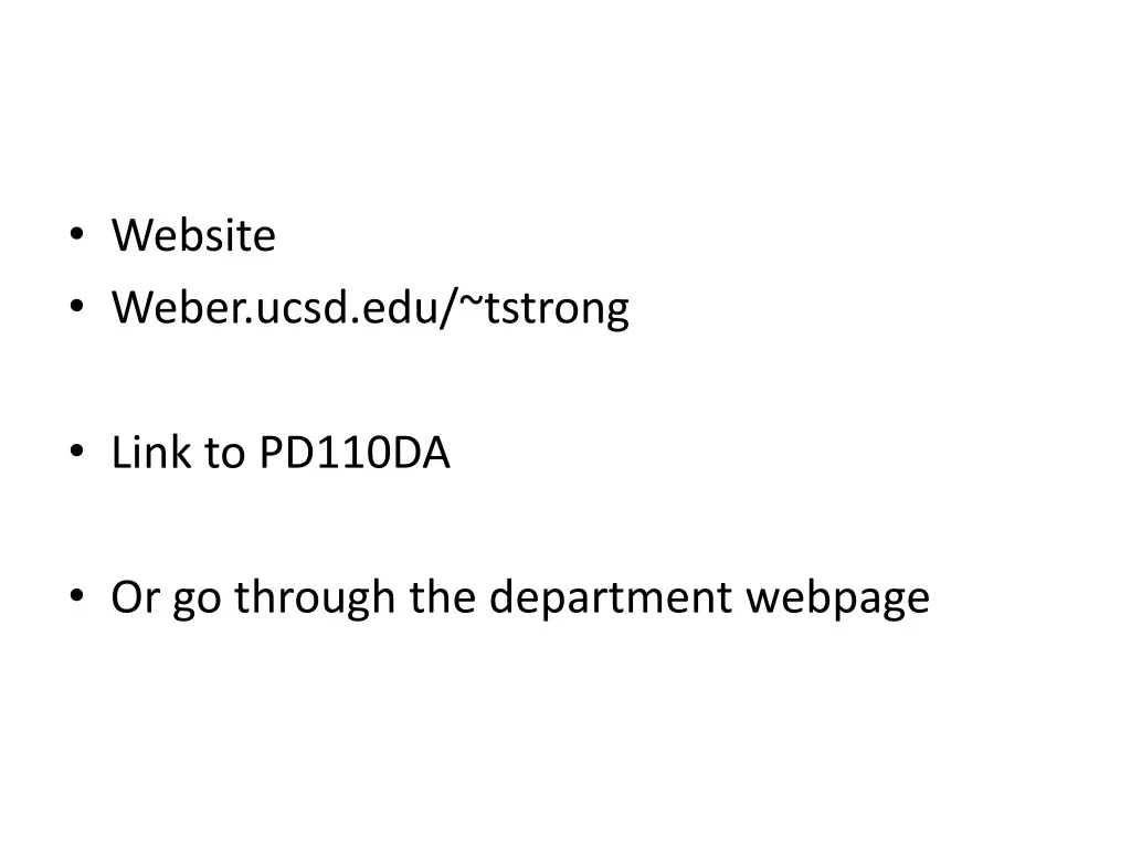 website weber ucsd edu tstrong link to pd110da