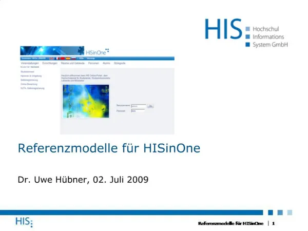 Referenzmodelle f r HISinOne