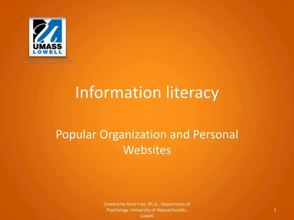 information literacy