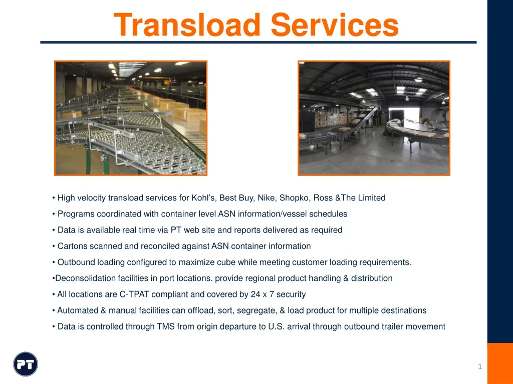 transload services