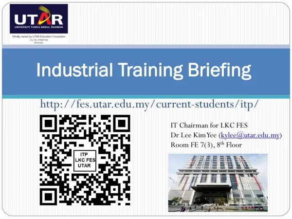 Industrial Training Briefing