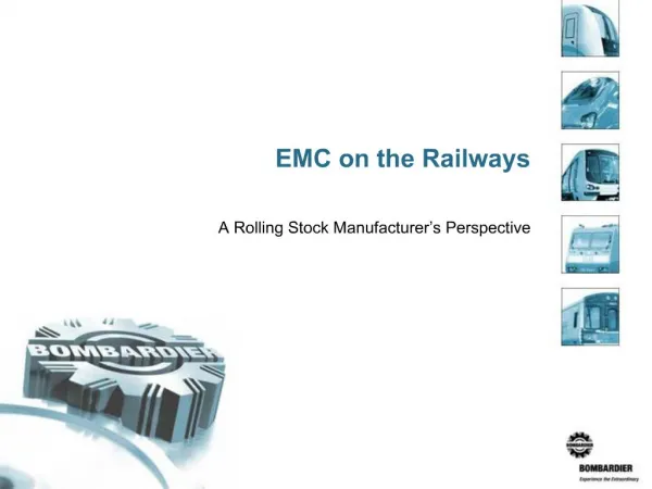 EMC on the Railways