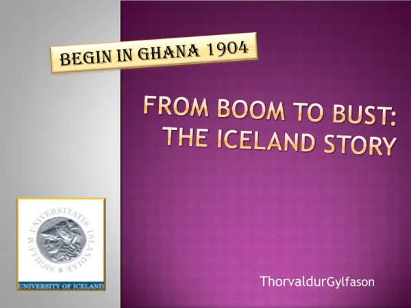 From boom to bust: the iceland story