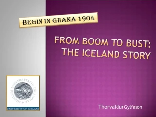 From boom to bust: the iceland story - slide 1