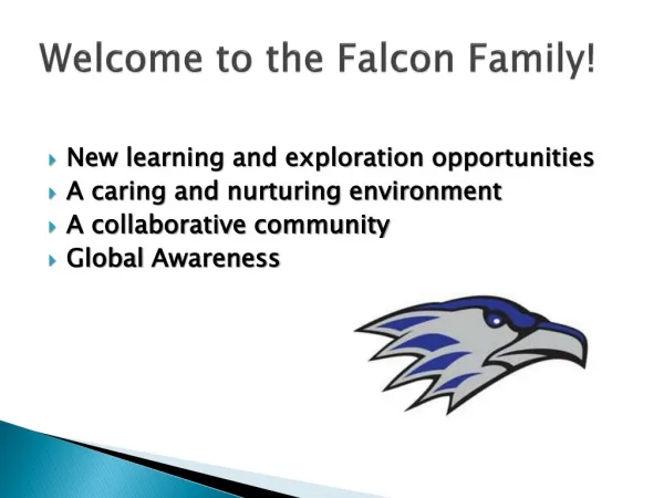 Welcome to the Falcon Family!