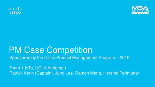PM Case Competition