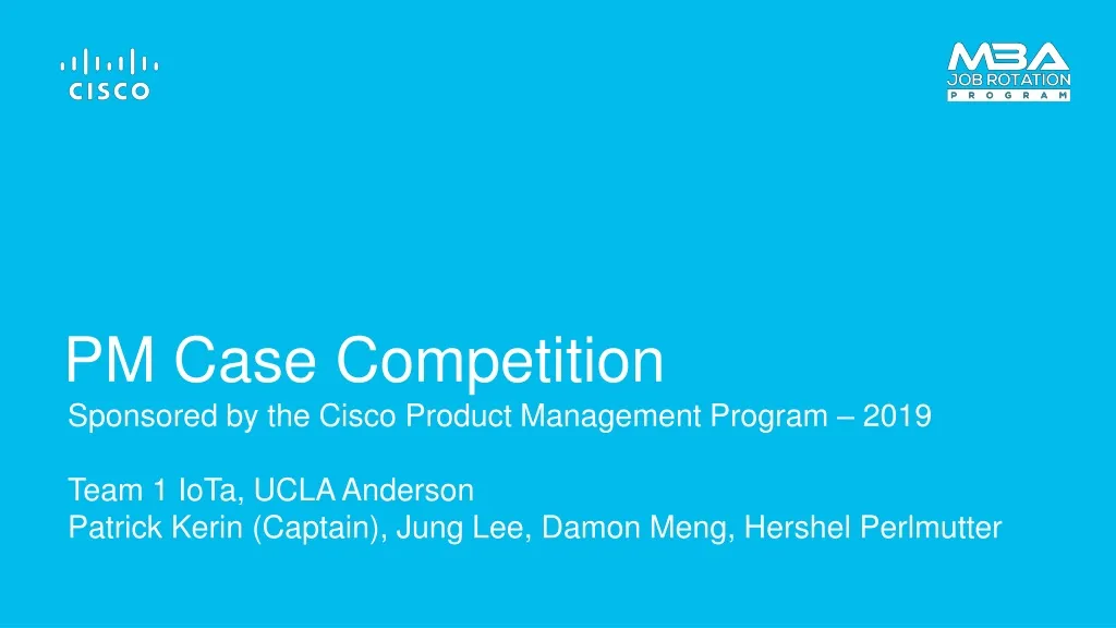 pm case competition
