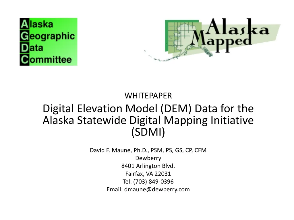 whitepaper digital elevation model dem data