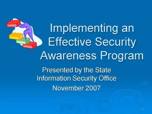 Implementing an Effective Security Awareness Program