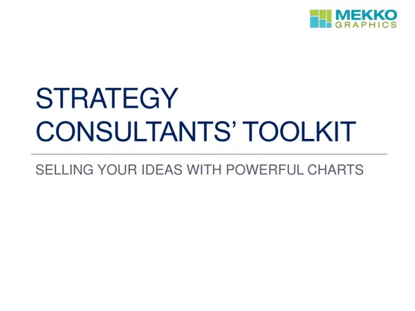 Strategy Consultants’ toolkit