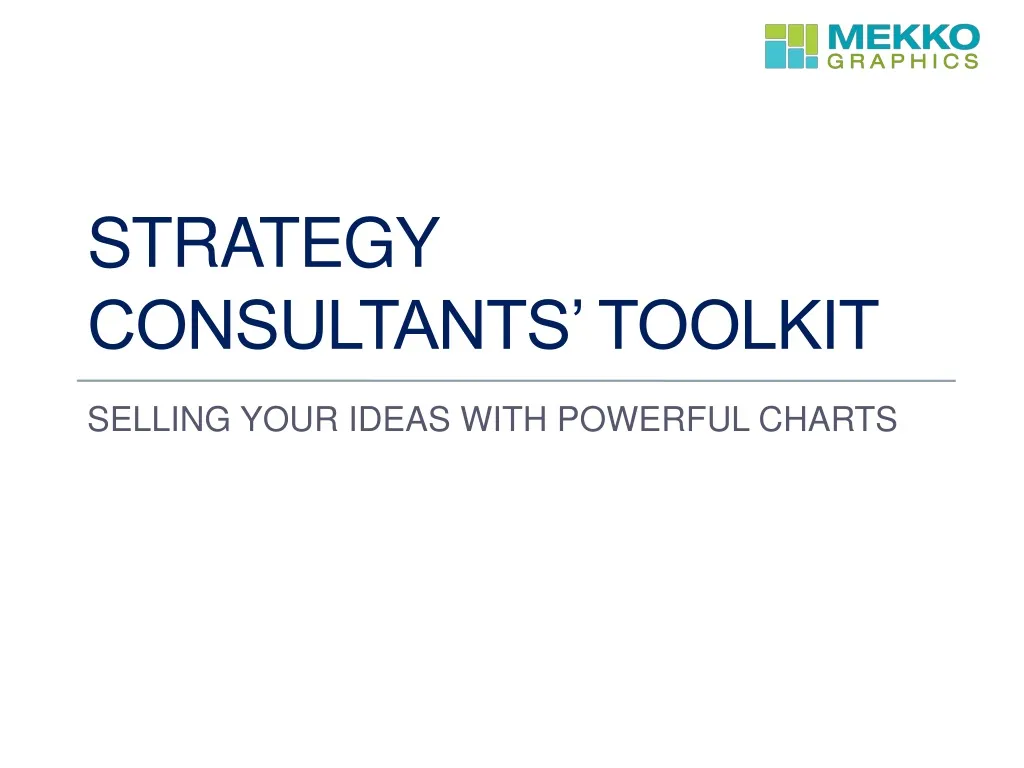 strategy consultants toolkit