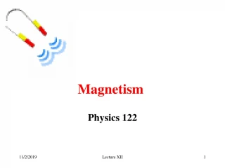 Magnetism - slide 1