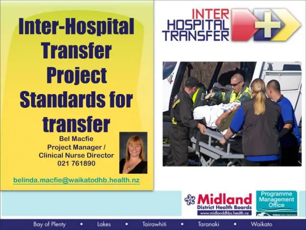 Inter-Hospital Transfer Project Standards for transfer