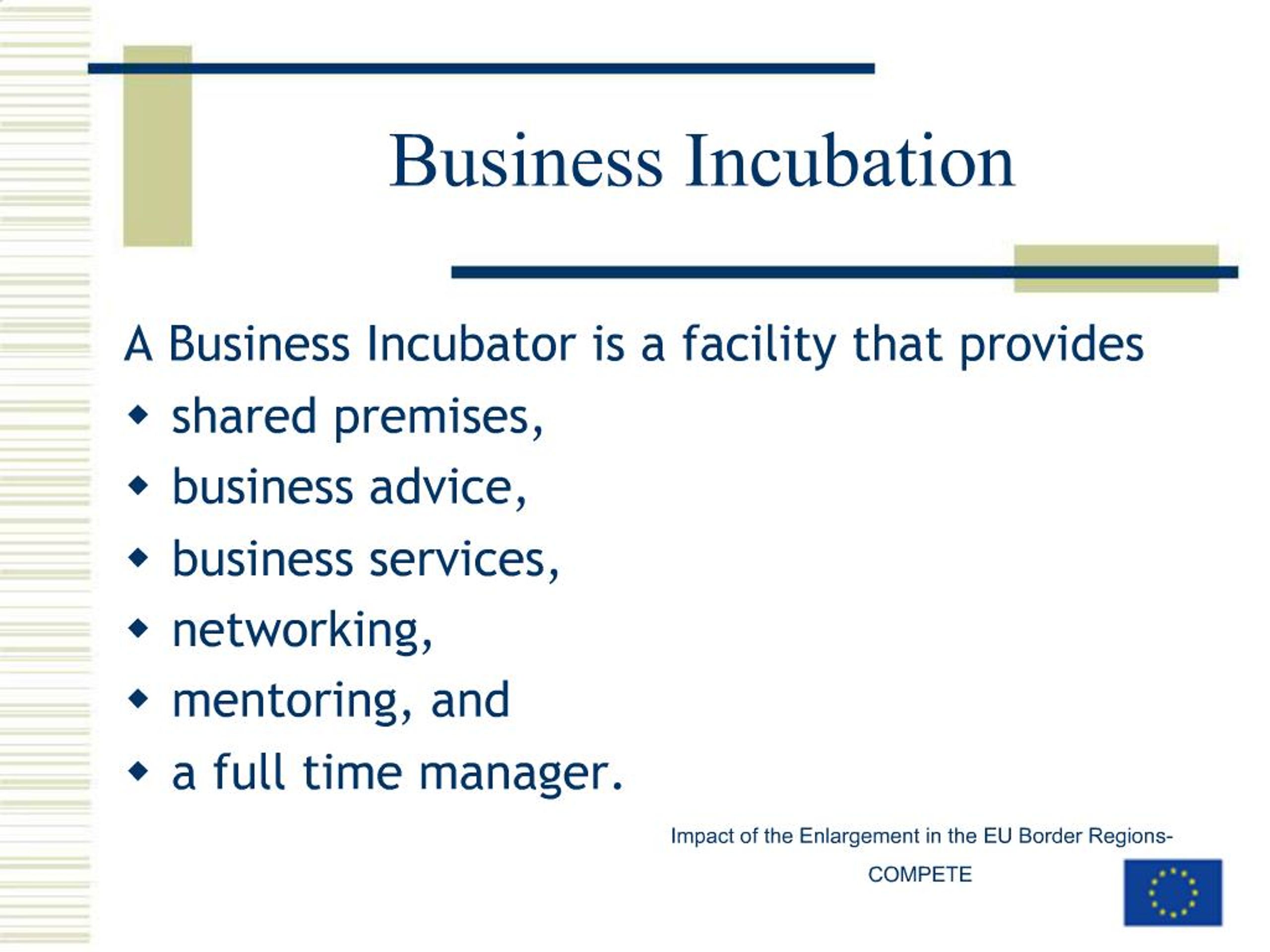 PPT - Business Incubation PowerPoint Presentation, free download - ID ...