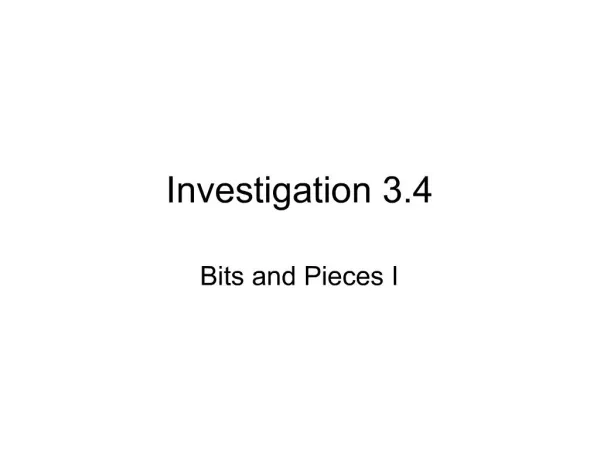 Investigation 3.4