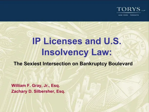 IP Licenses and U.S. Insolvency Law: