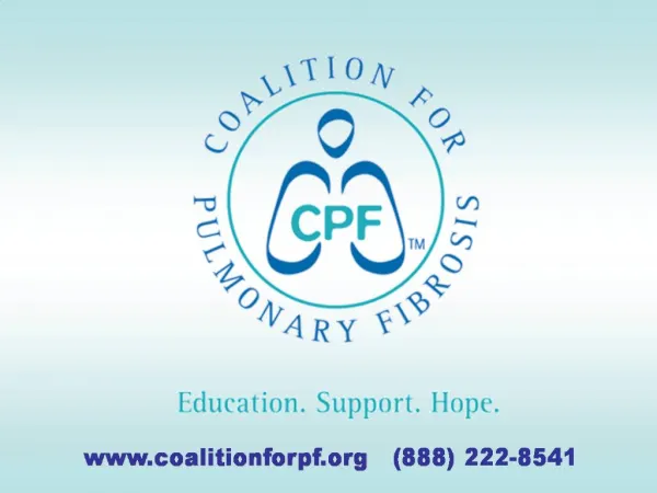 Coalition for Pulmonary Fibrosis