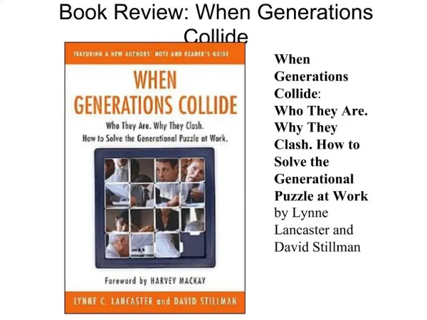 Book Review: When Generations Collide