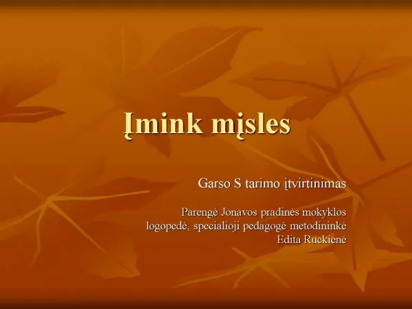 Imink misles