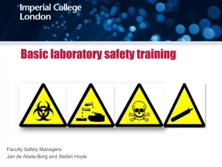 Basic laboratory safety training