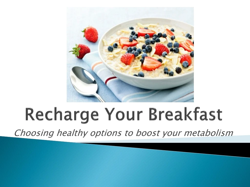 recharge your breakfast
