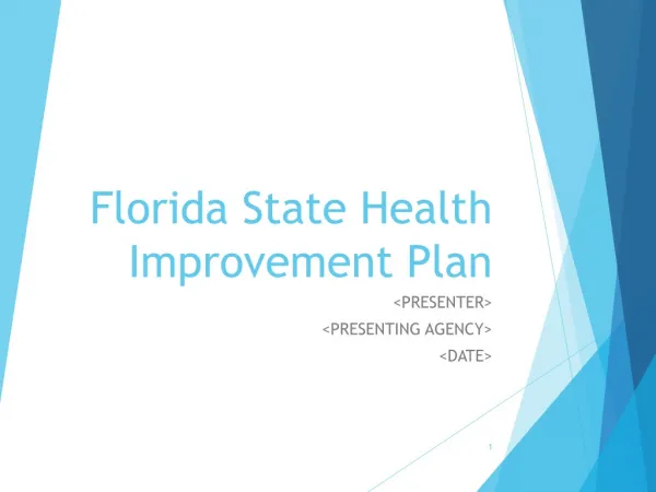 Florida State Health Improvement Plan