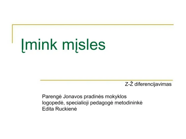 Imink misles