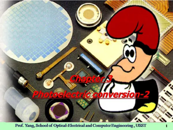 Chapter 3 Photoelectric conversion-2