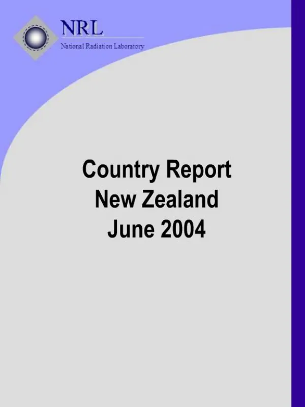 Country Report New Zealand June 2004
