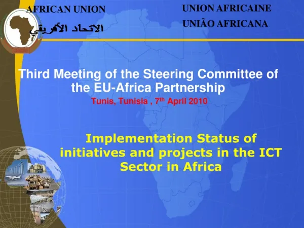 Third Meeting of the Steering Committee of the EU-Africa Partnership