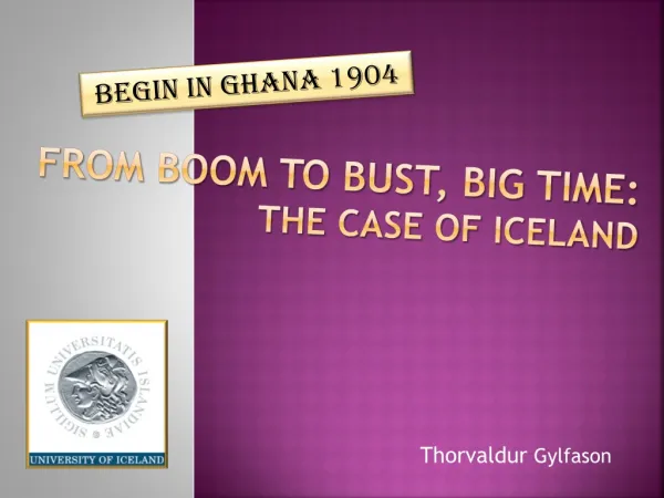 From boom to bust, big time: the case of iceland