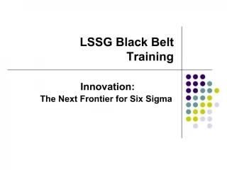 LSSG Black Belt Training - slide 1