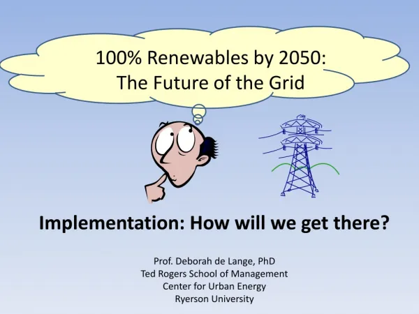 100% Renewables by 2050: The Future of the Grid
