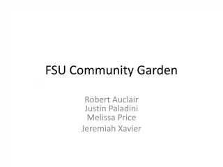 FSU Community Garden - slide 1