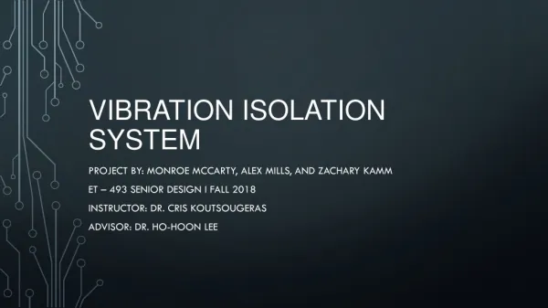 Vibration Isolation System