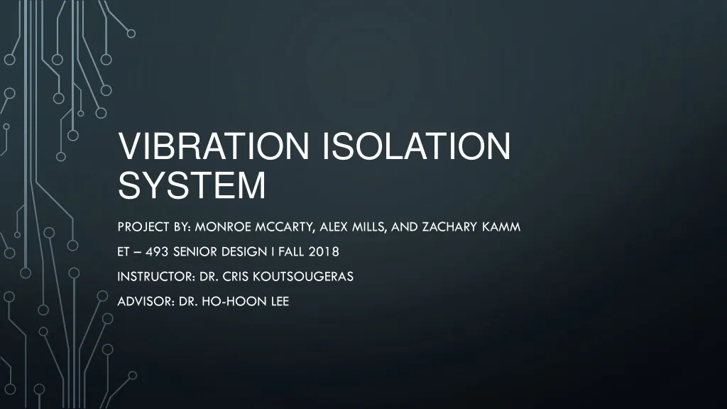 vibration isolation system