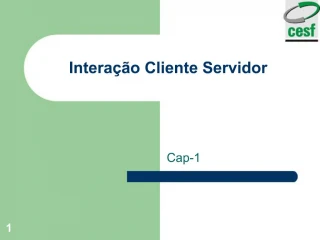 Intera o Cliente Servidor - slide 1