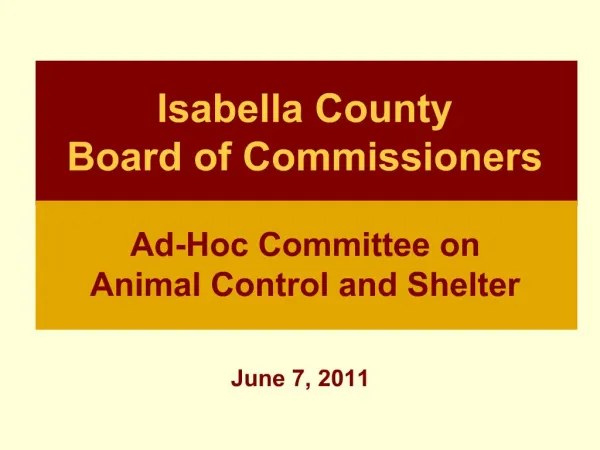Isabella County Board of Commissioners
