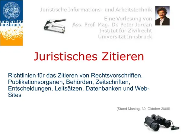 Juristisches Zitieren