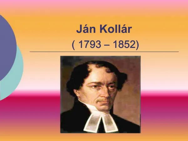 J n Koll r 1793 1852