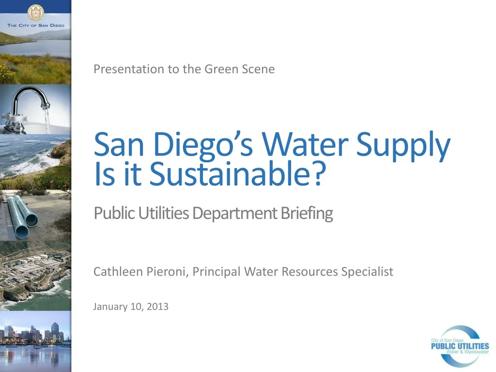 san diego s water supply is it sustainable