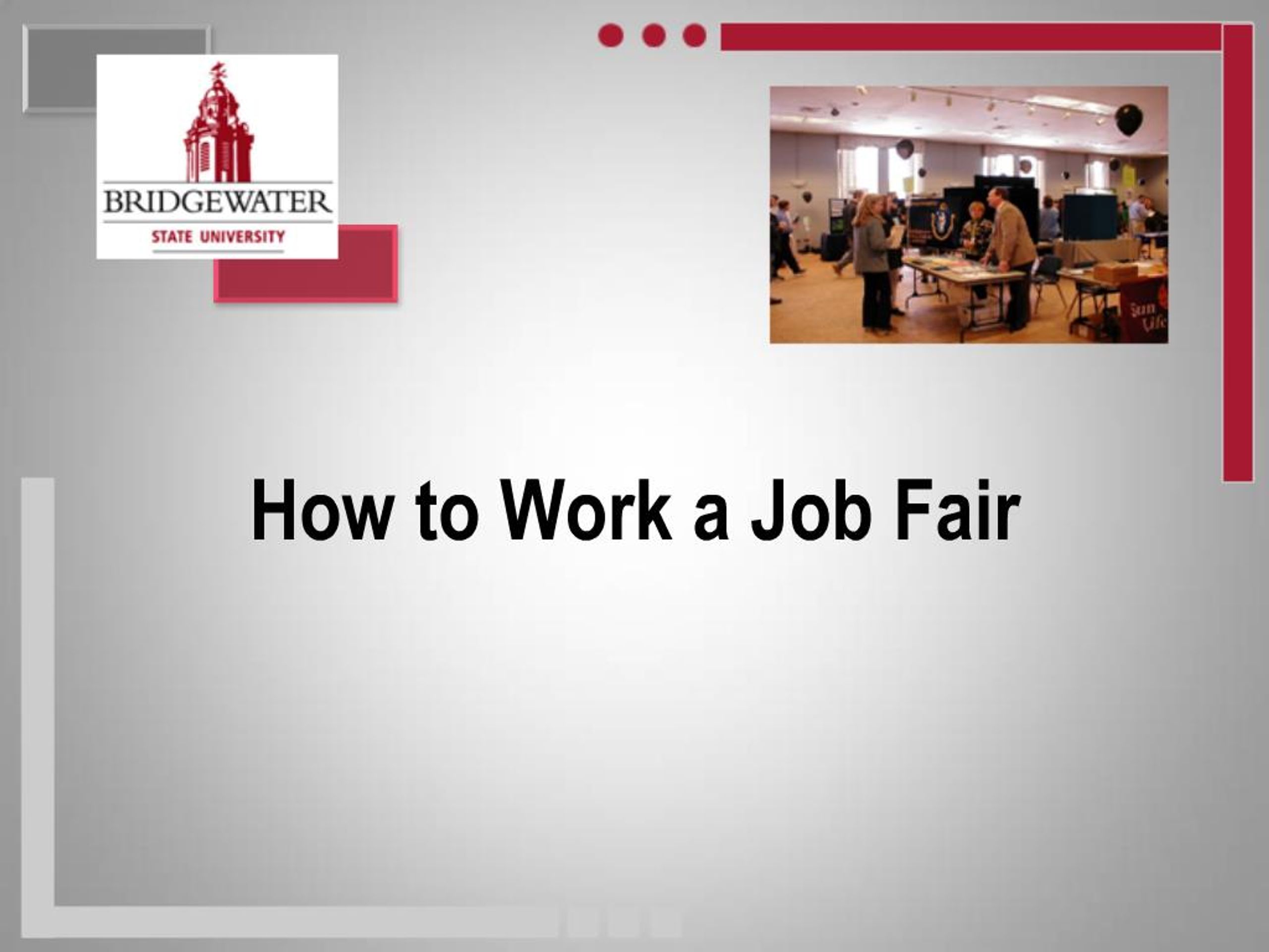 PPT - How to Work a Job Fair PowerPoint Presentation, free download ...
