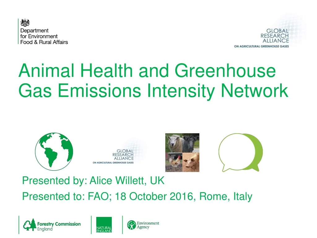 animal health and greenhouse gas emissions intensity network